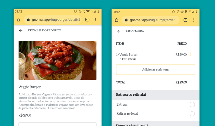 GoomerGo: receba os pedidos do seu Restaurante no WhatsApp