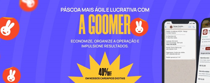 Economia e agilidade para a sua Páscoa com a Goomer